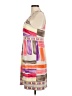 BCBGMAXAZRIA Graphic Multi Color Pink Casual Dress Size M - photo 5
