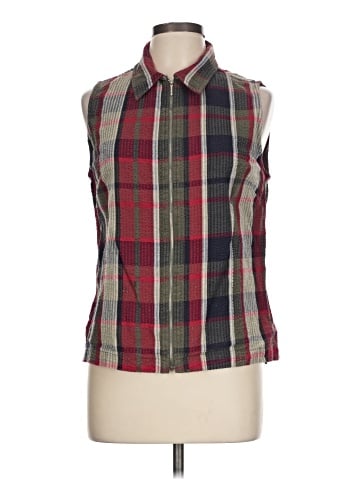 DressBarn Sleeveless Button-Down Shirt (view 1)