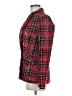 Rachel Zoe TJX 100% Polyester Plaid Red Blazer Size M - photo 5