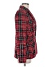 Rachel Zoe TJX 100% Polyester Plaid Red Blazer Size M - photo 4