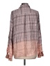 Doe & Rae 100% Polyester Plaid Pink Long Sleeve Blouse Size L - photo 2