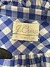 J.Crew Checkered-gingham Blue Long Sleeve Blouse Size 8 - photo 7