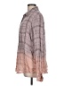 Doe & Rae 100% Polyester Plaid Pink Long Sleeve Blouse Size L - photo 5