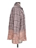 Doe & Rae 100% Polyester Plaid Pink Long Sleeve Blouse Size L - photo 4
