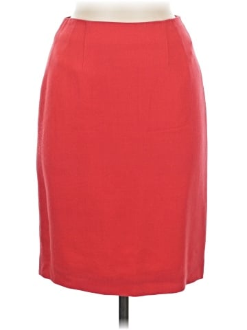 Linda Allard Ellen Tracy Wool Skirt (view 1)