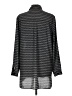 Pleione 100% Polyester Tweed Gray Long Sleeve Blouse Size L - photo 2