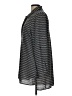 Pleione 100% Polyester Tweed Gray Long Sleeve Blouse Size L - photo 5