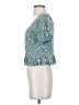 ABound 100% Viscose Teal Short Sleeve Blouse Size XS - photo 5