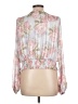 Tamara H. 100% Polyester Pink Long Sleeve Blouse Size L - photo 2
