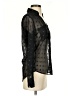 Express 100% Polyester Polka Dots Black Long Sleeve Blouse Size XS - photo 4