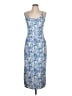 Grace Karin Paisley Blue Casual Dress Size L - photo 1