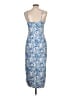 Grace Karin Paisley Blue Casual Dress Size L - photo 2
