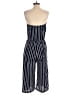 Ambiance Stripes Blue Jumpsuit Size S - photo 2