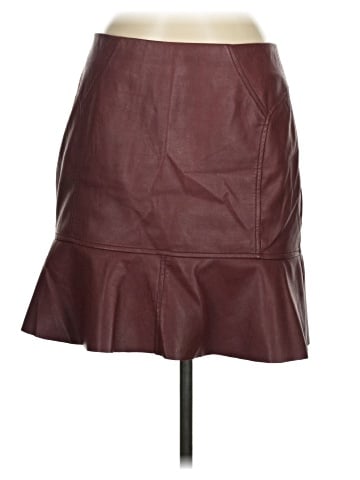BCBGMAXAZRIA Faux Leather Skirt (view 1)