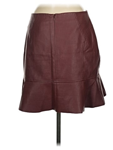 BCBGMAXAZRIA Faux Leather Skirt (view 2)