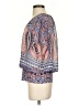 Style&Co 100% Polyester Blue Short Sleeve Blouse Size XS - photo 5
