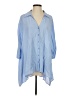 Assorted Brands Blue 3/4 Sleeve Button-Down Shirt Size 2 - photo 1