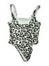 Unbranded Animal Print Gray One Piece Swimsuit Size M - photo 2