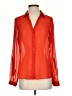 Outback Red 100% Polyester Polka Dots Orange Long Sleeve Blouse Size S - photo 1
