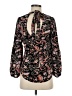 Rose + Olive Black 3/4 Sleeve Blouse Size S - photo 1