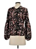 Rose + Olive Black 3/4 Sleeve Blouse Size S - photo 2