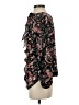 Rose + Olive Black 3/4 Sleeve Blouse Size S - photo 5