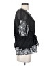 BCBGMAXAZRIA 100% Cotton Black 3/4 Sleeve Blouse Size XS - photo 4