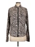 Athleta Animal Print Silver Cardigan Size L - photo 1