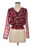 New Look 100% Polyester Pink Long Sleeve Blouse Size 6 - photo 1