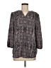 Brina & Em 100% Polyester Gray 3/4 Sleeve Blouse Size 6 - photo 1