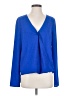 Cooper & Ella 100% Polyester Blue Long Sleeve Blouse Size S - photo 1