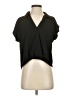 Pleione 100% Polyester Black Short Sleeve Top Size XS - photo 1