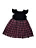 Popatu 100% Polyester Plaid Black Dress Size 4 - photo 2