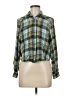 True Craft Plaid Green Long Sleeve Button-Down Shirt Size M - photo 1