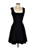 Herve Leger Solid Black Cocktail Dress Size L - photo 1