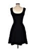 Herve Leger Solid Black Cocktail Dress Size L - photo 2