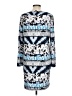 PREMISE Print Blue Casual Dress Size L - photo 2