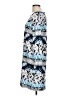PREMISE Print Blue Casual Dress Size L - photo 5