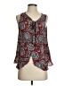 Unbranded 100% Polyester Red Sleeveless Blouse Size S (estimated) - photo 1