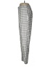 Danielle Bernstein Checkered-gingham Gray Casual Pants Size 6 - photo 5