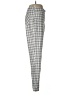 Danielle Bernstein Checkered-gingham Gray Casual Pants Size 6 - photo 4