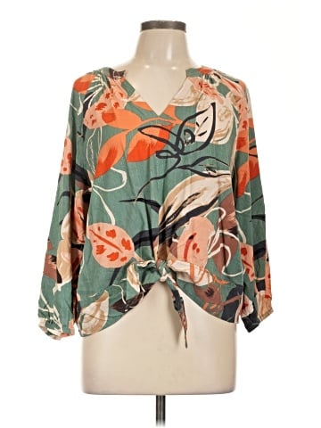 Nic + Zoe 3/4 Sleeve Blouse (view 1)