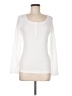 Ekouaer White Long Sleeve Henley Size M - photo 1