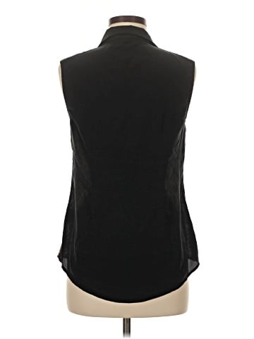 Judith & Charles Sleeveless Button-Down Shirt (view 2)