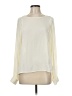 Left Coast by Dolan 100% Polyester Ivory Long Sleeve Blouse Size M - photo 1