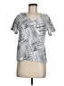Impulse California Gray Short Sleeve Blouse Size M (petite) - photo 1