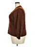 Shein Curve 100% Polyester Brown Pullover Sweater Size 16 Plus (2) - photo 5