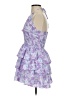 Shein 100% Polyester Paisley Purple Cocktail Dress Size 2 - photo 5