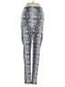 David Lerner Print Silver Gray Casual Pants Size S - photo 1