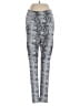 David Lerner Print Silver Gray Casual Pants Size S - photo 2